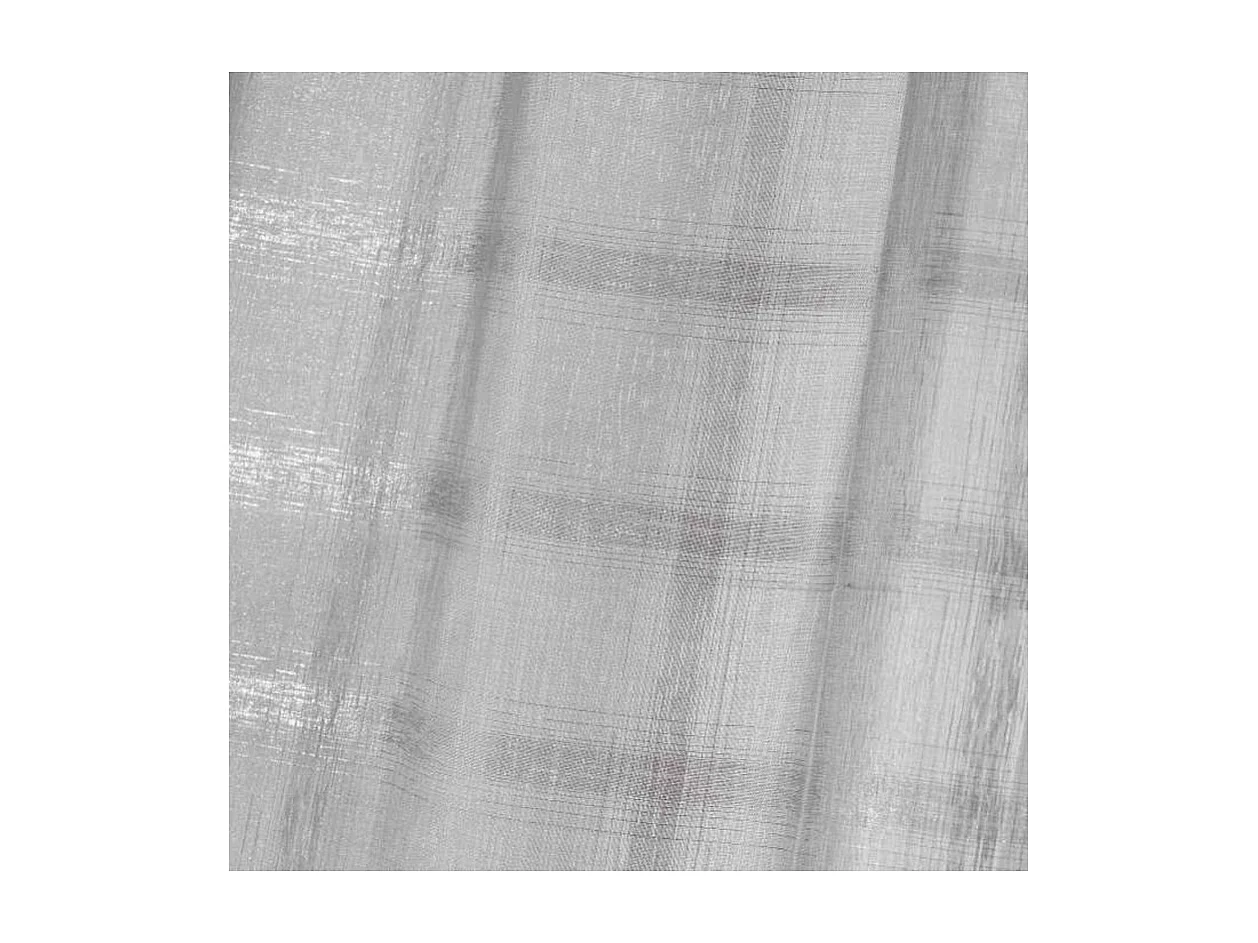 Paire de Voilages Passe-Tringle "Candide" 70x200cm Gris