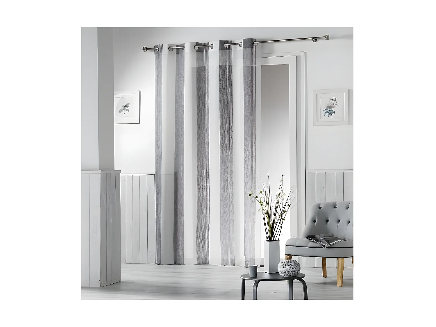 Rideau Voilage "Alia" 140x240cm Naturel