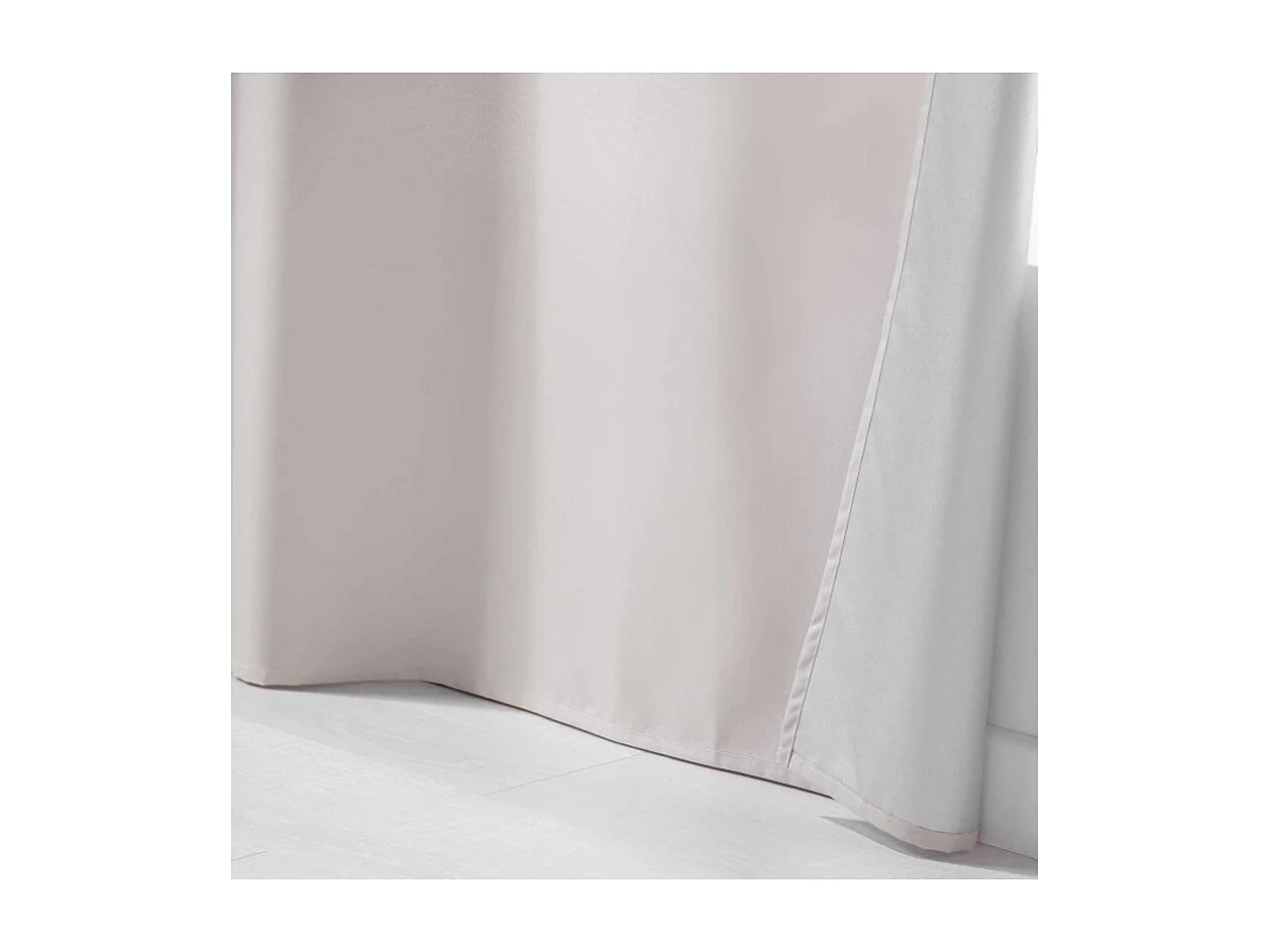 Rideau Isolant à Œillets "Icemount" 140x260cm Naturel