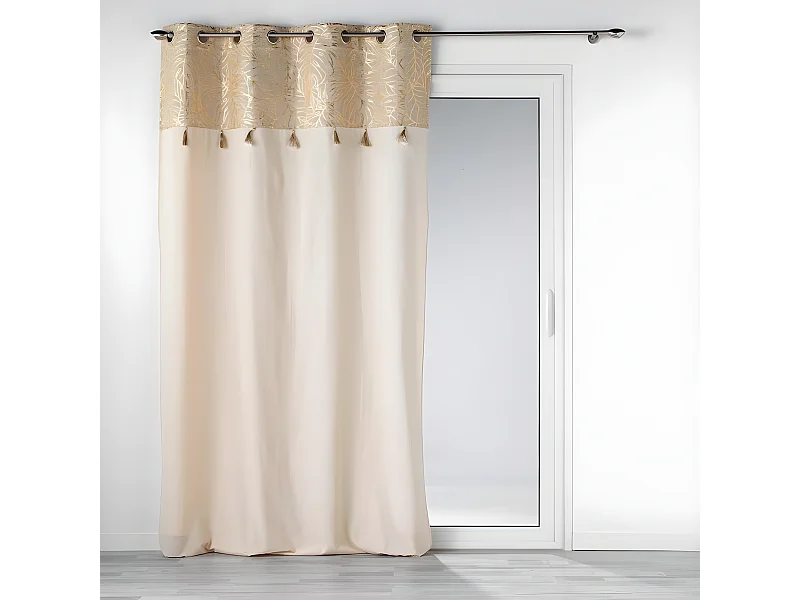 Rideau à Œillets "Solea" 140x240cm Or
