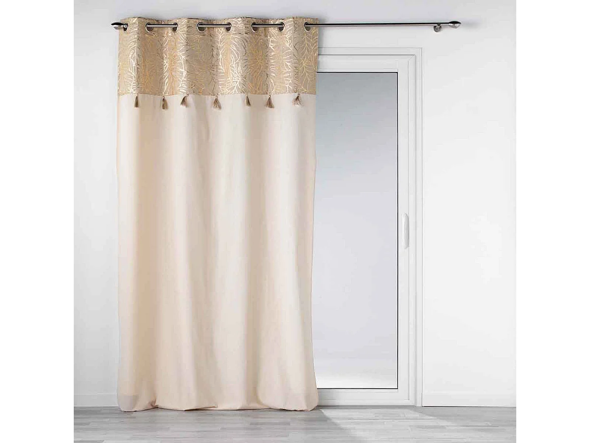Rideau à Œillets "Solea" 140x240cm Or