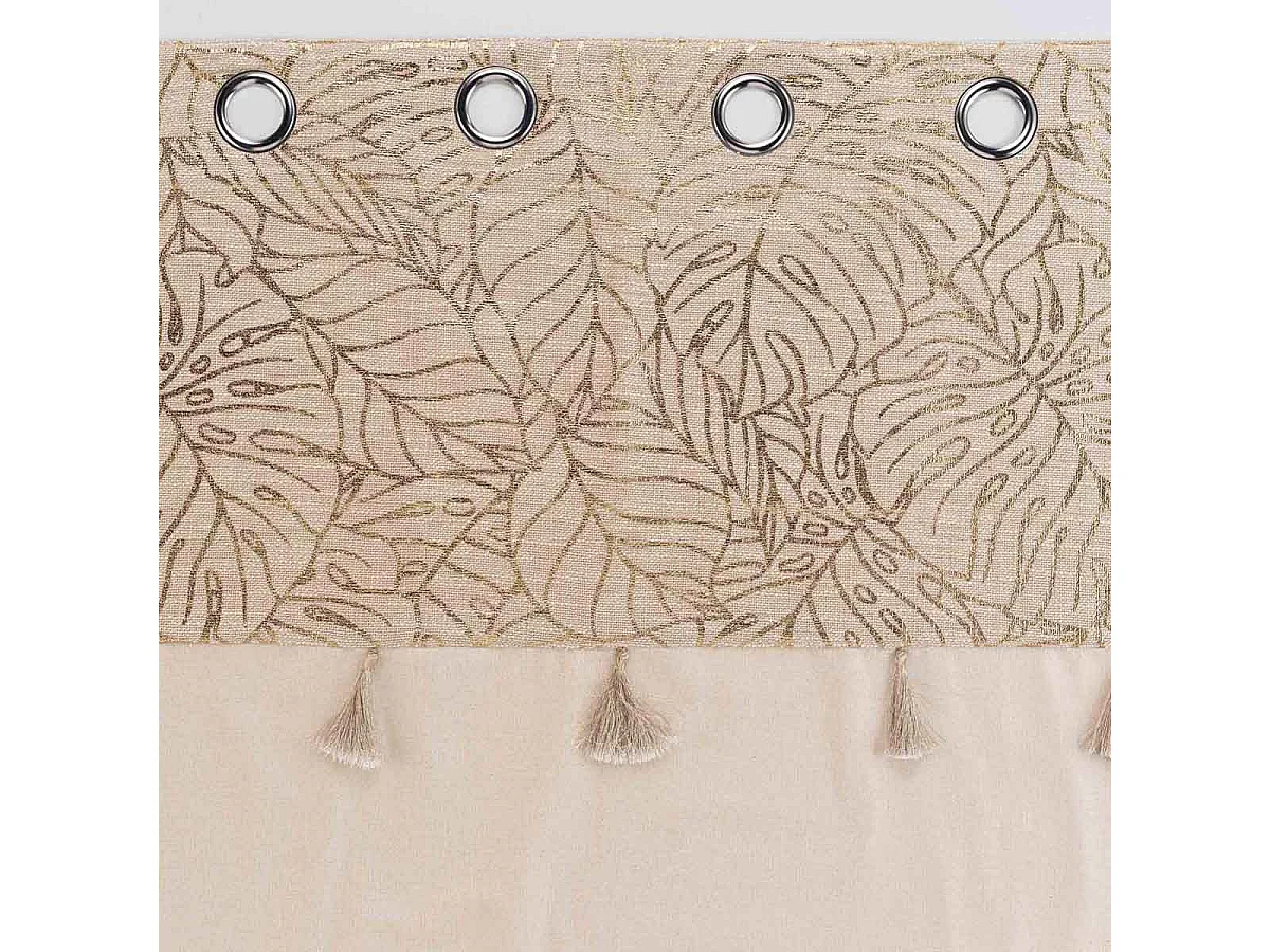 Rideau à Œillets "Solea" 140x240cm Or