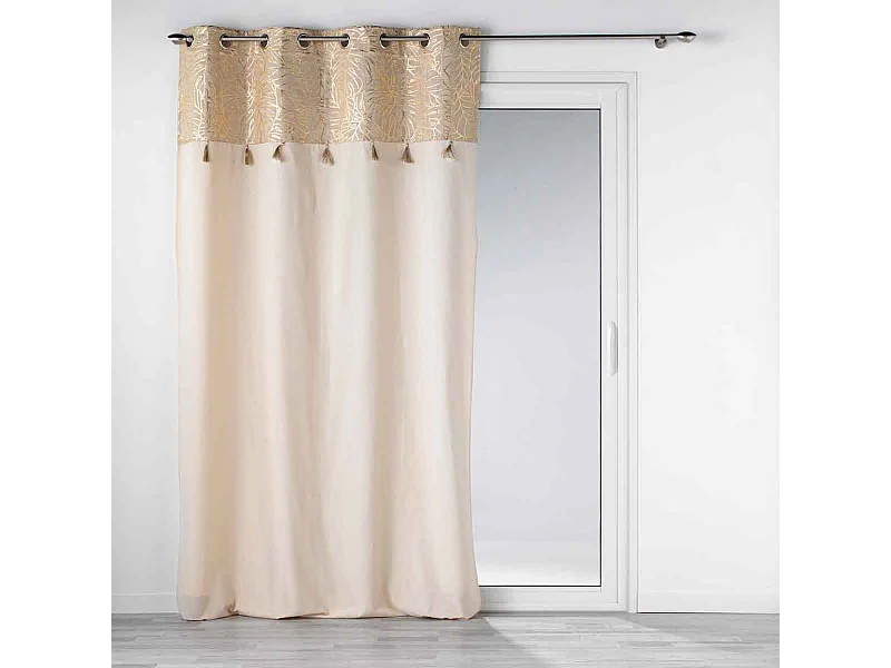 Rideau à Œillets "Solea" 140x240cm Or