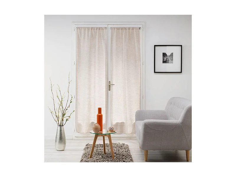 Paire de Voilages "Milza" 70x200cm Beige