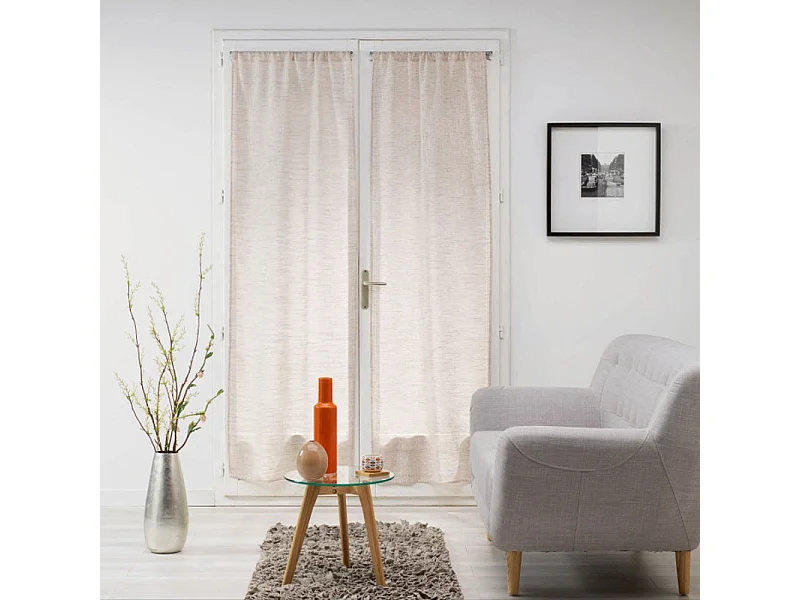 Paire de Voilages "Milza" 70x200cm Beige