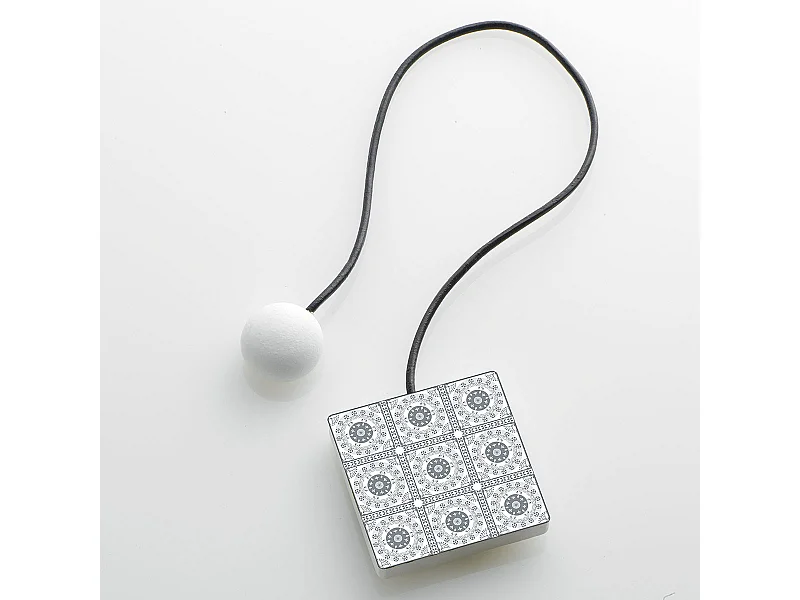 Embrasse aimantée impression carreau de ciment