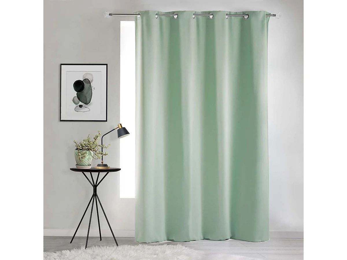 Rideau Occultant "Occult" 135x280cm Sauge