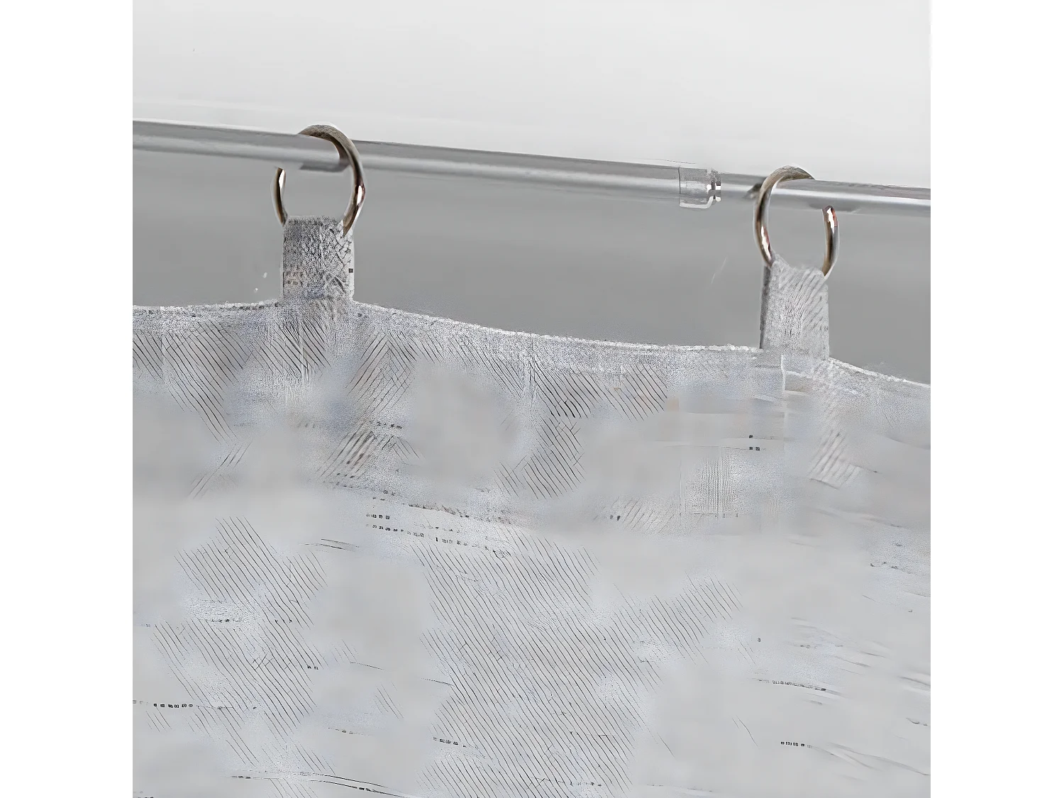 Paire de Voilages "Milza" 60x160cm Gris