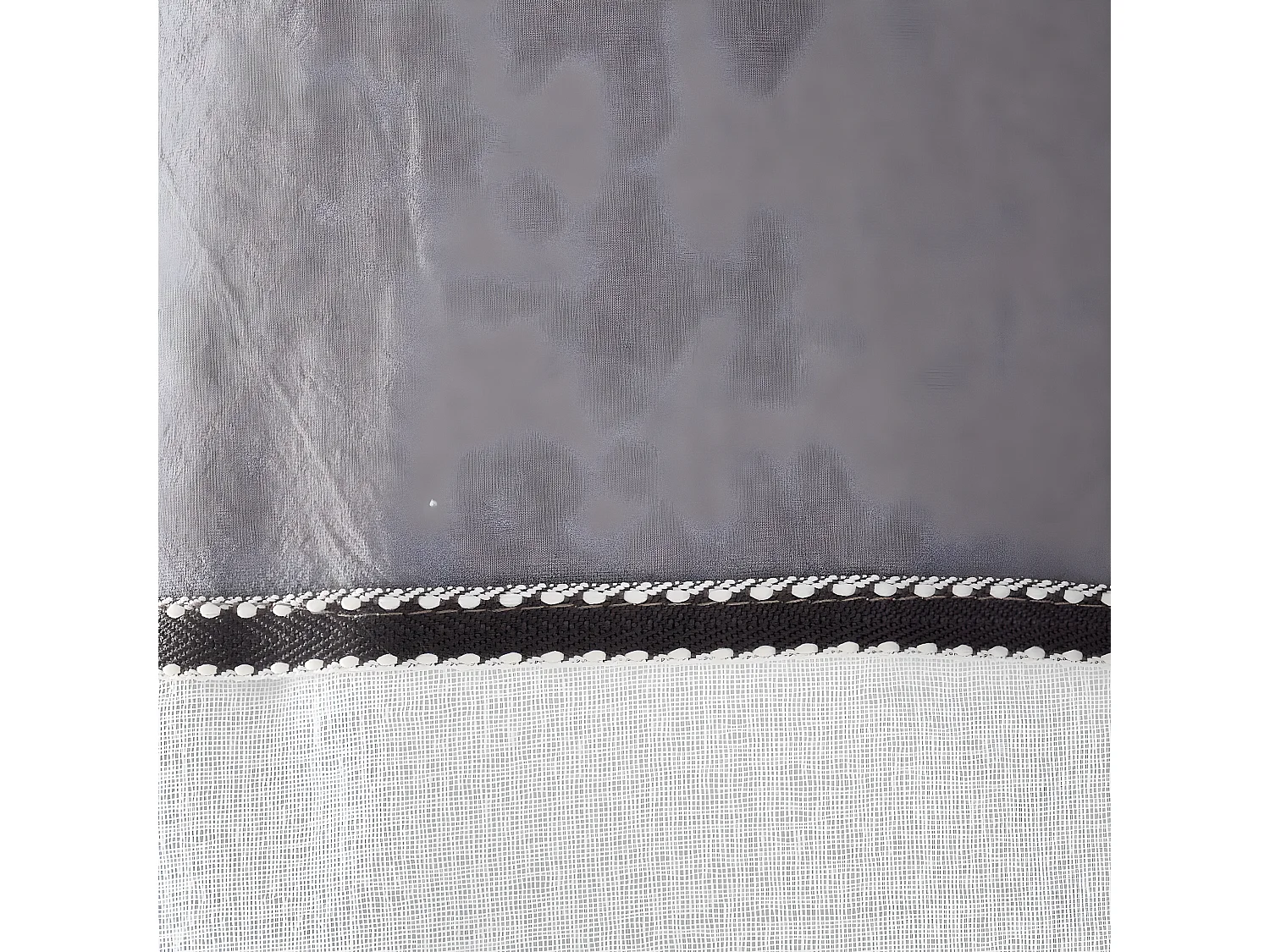 Rideau Voilage à Œillets "Jolibel" 137x240cm Gris