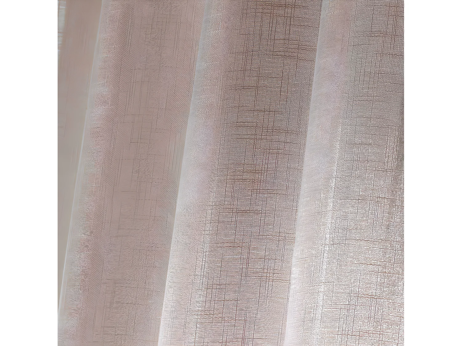 Rideau Voilage "Haltona" 140x280cm Noisette