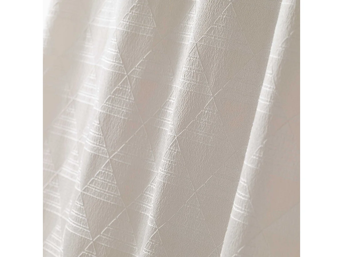 Rideau Imprimé "Triomy" 140x260cm Naturel