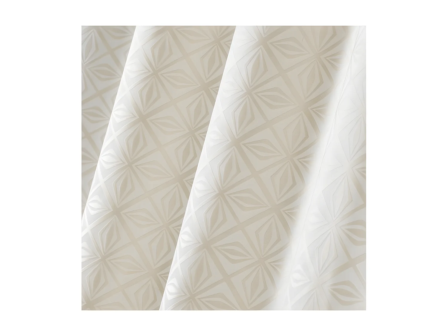 Rideau à Oeillets "Diamonti" 140x260cm Naturel