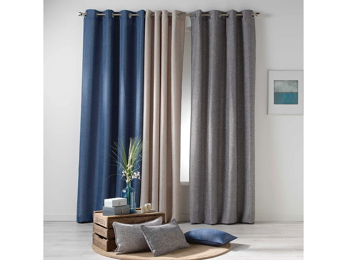 Rideau à Oeillets "Select" 140x260cm Anthracite