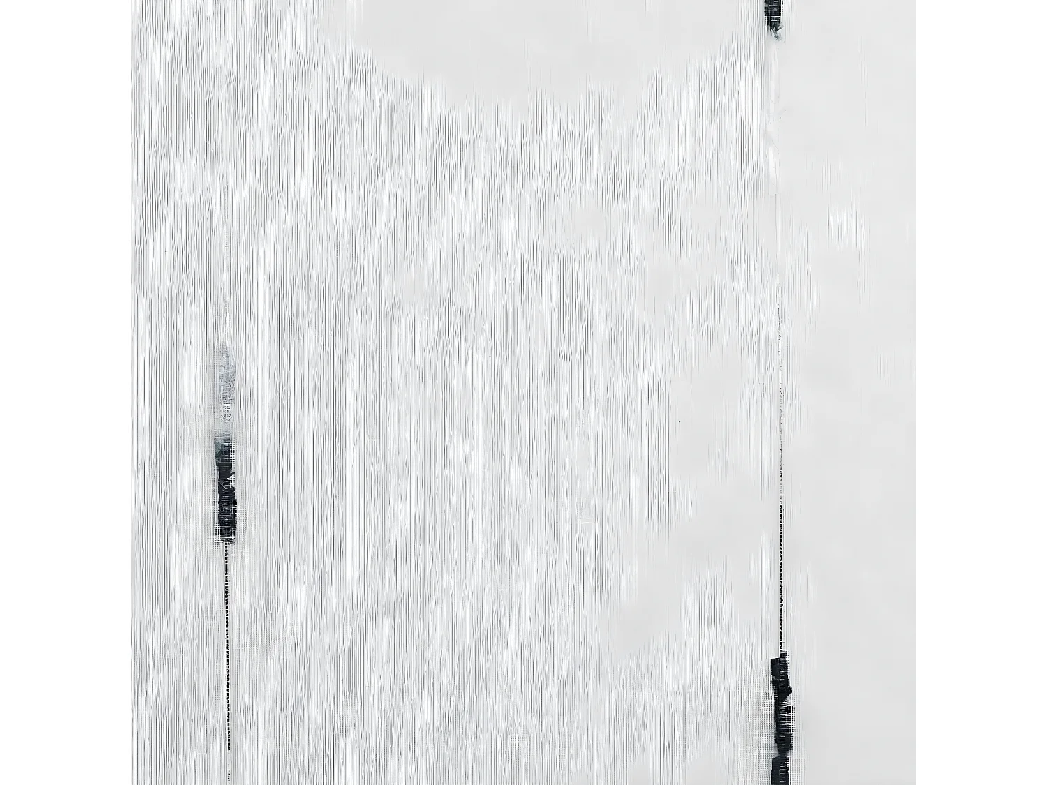 Rideau Voilage à Œillets "Chenilla" 140x280cm Gris