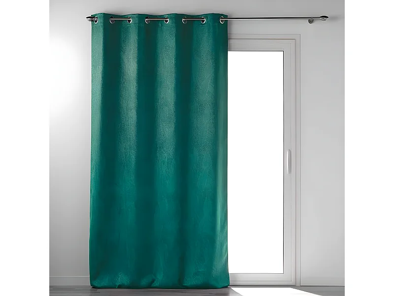Rideau Occultant "Mélodie" 135x280cm Vert