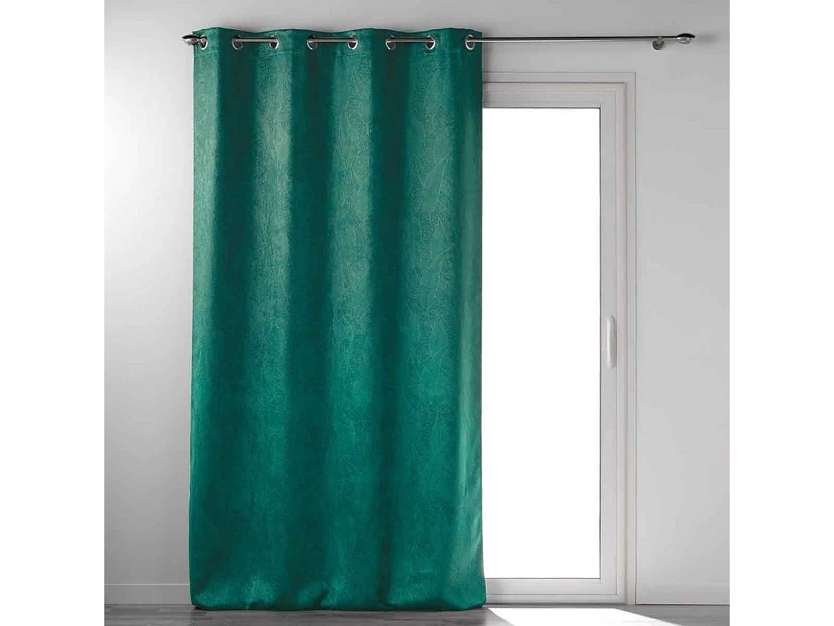 Rideau Occultant "Mélodie" 135x280cm Vert