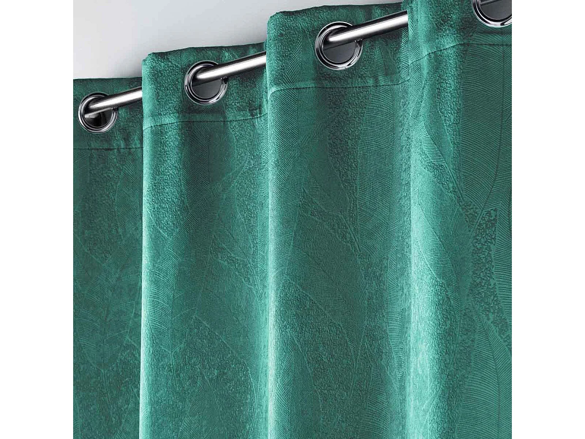 Rideau Occultant "Mélodie" 135x280cm Vert