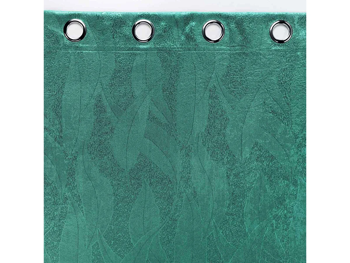 Rideau Occultant "Mélodie" 135x280cm Vert
