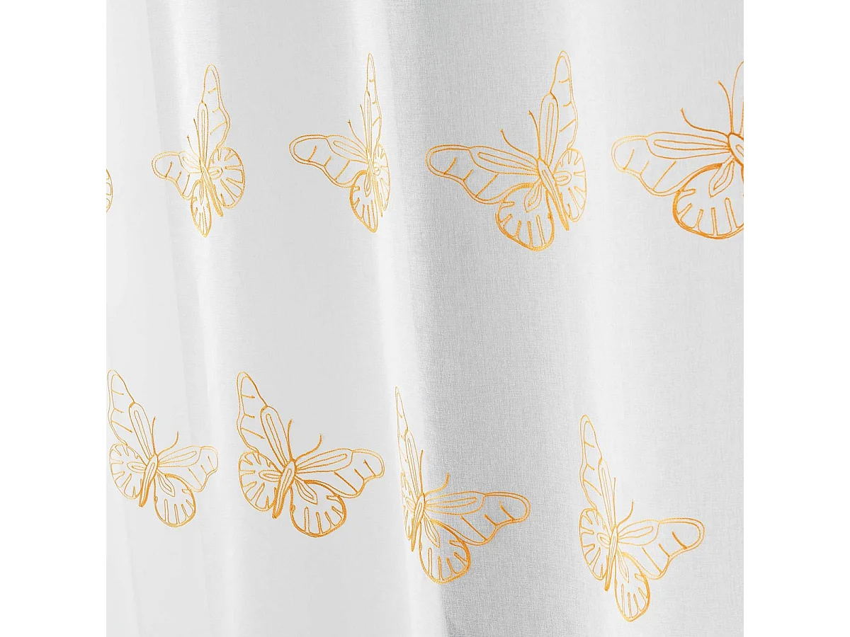 Rideau Voilage "Papillona" 140x240cm Jaune