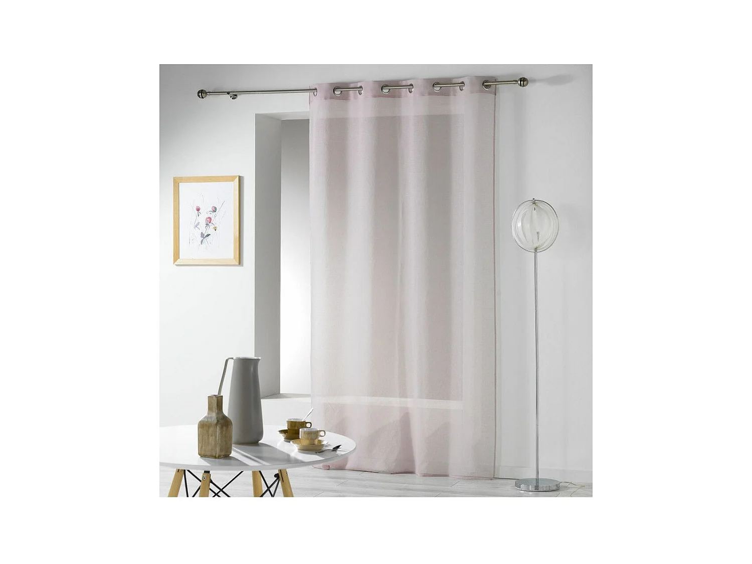 Rideau Voilage "Telma" 140x280cm Taupe