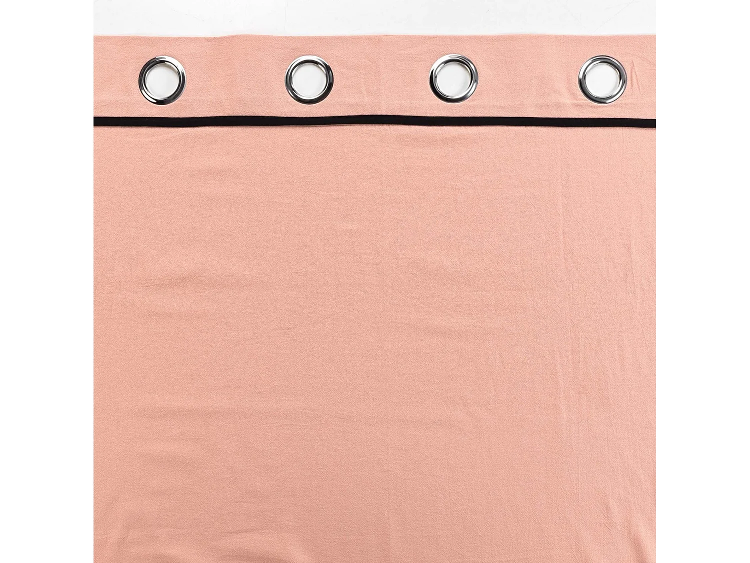 Cortina lisa en algodón lavado 135 x 240 cm