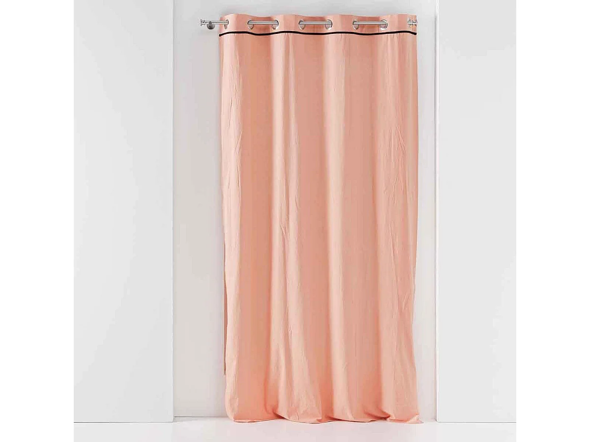 Rideau à Œillets "Linette" 135x240cm Rose