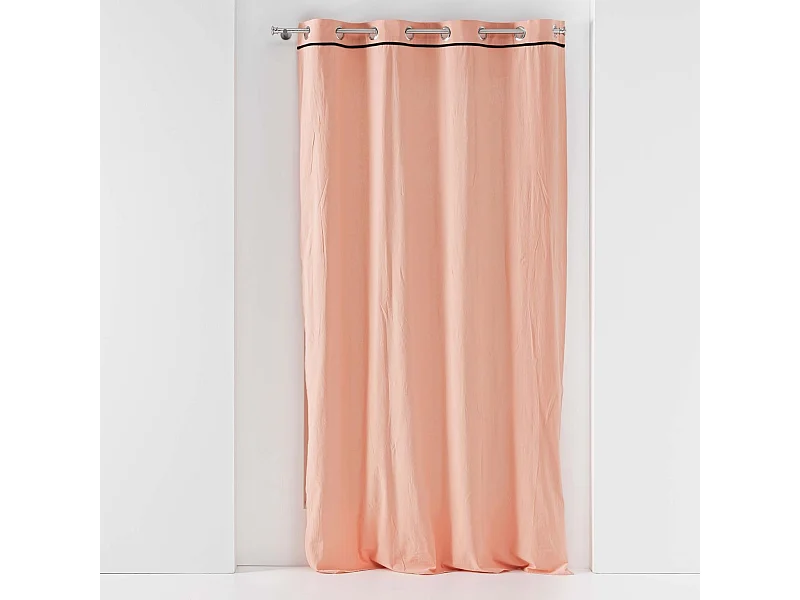 Rideau à Œillets "Linette" 135x240cm Rose