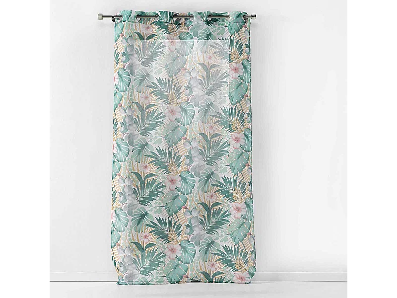 Rideau Voilage à Œillets "Kely" 140x240cm Blanc