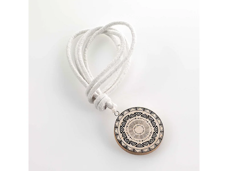 Embrasse de Rideau en Bois "Jedeo" 41cm Blanc