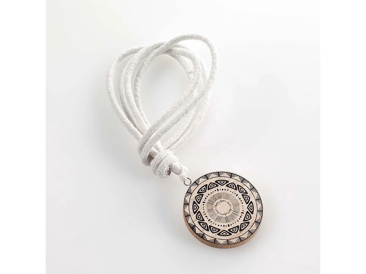 Embrasse de Rideau en Bois "Jedeo" 41cm Blanc