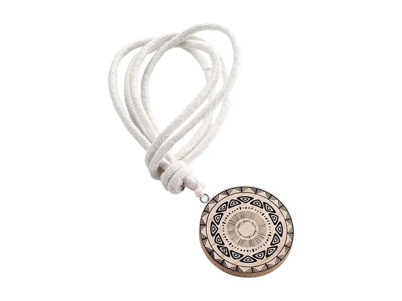 Embrasse de Rideau en Bois "Jedeo" 41cm Blanc