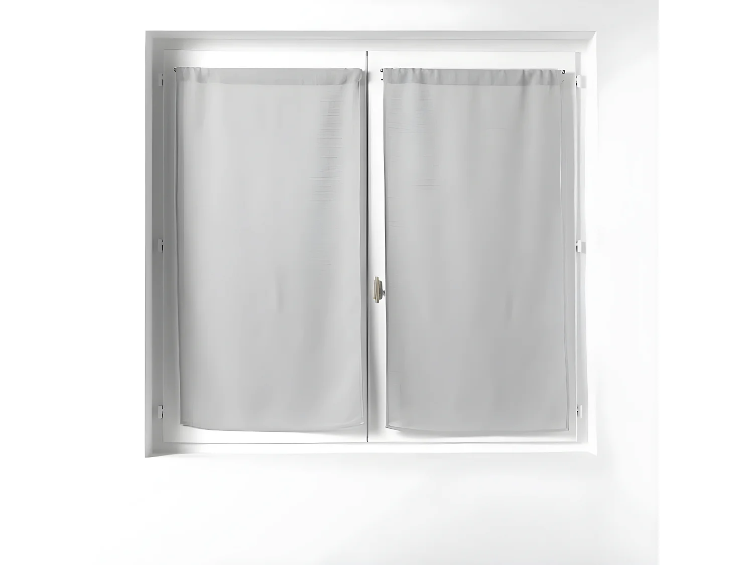 Paire de Voilages "Soane" 60x90cm Gris