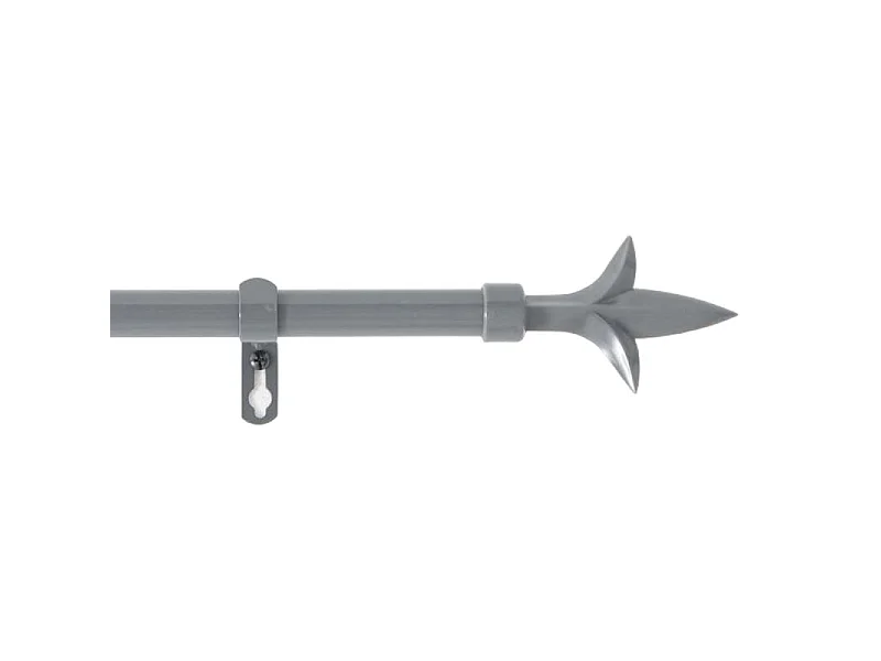 Kit Tringle Déco Extensible "Louis" 120-210cm Gris