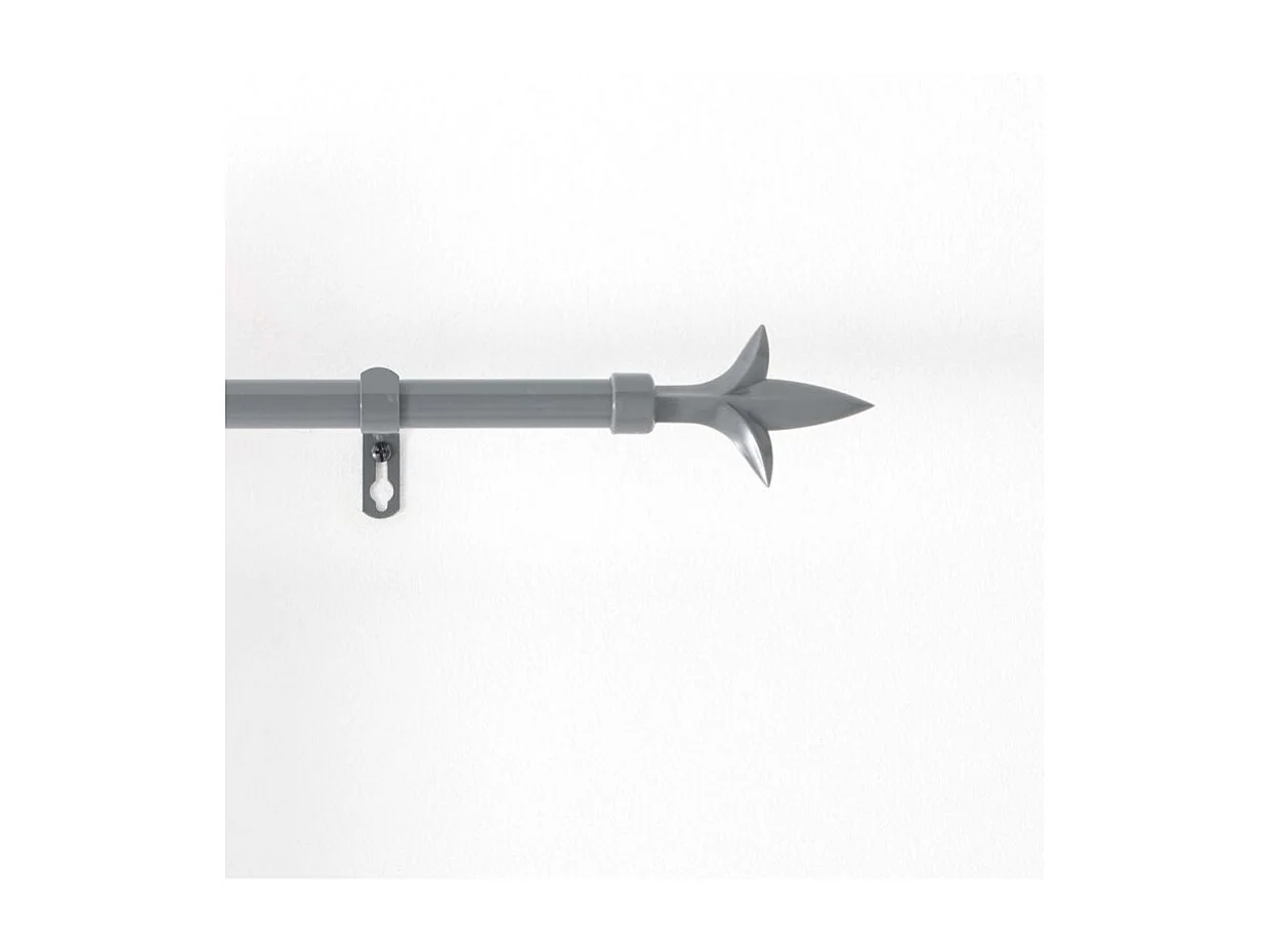 Kit Tringle Déco Extensible "Louis" 120-210cm Gris