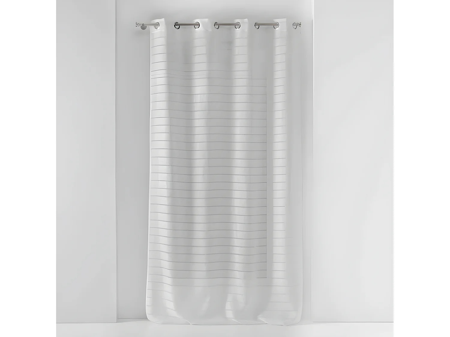 Rideau Voilage à Œillets "Samara" 135x280cm Blanc