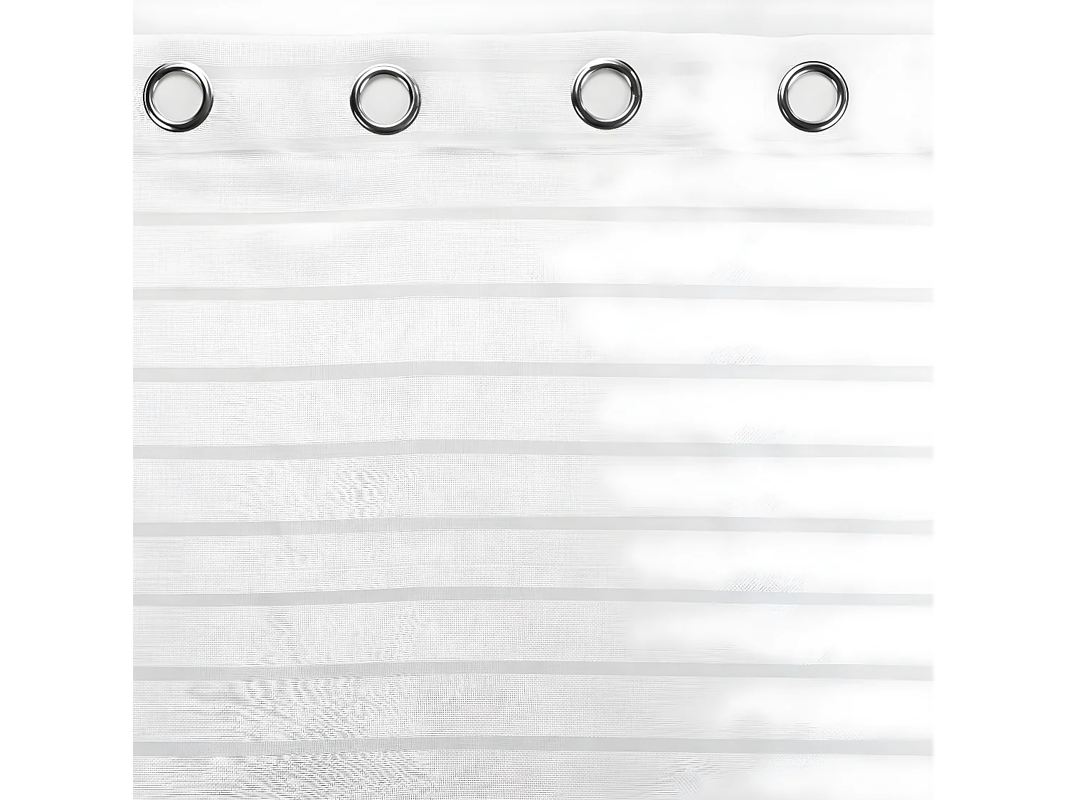 Rideau Voilage à Œillets "Samara" 135x280cm Blanc