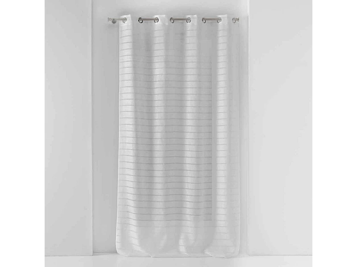 Rideau Voilage à Œillets "Samara" 135x280cm Blanc