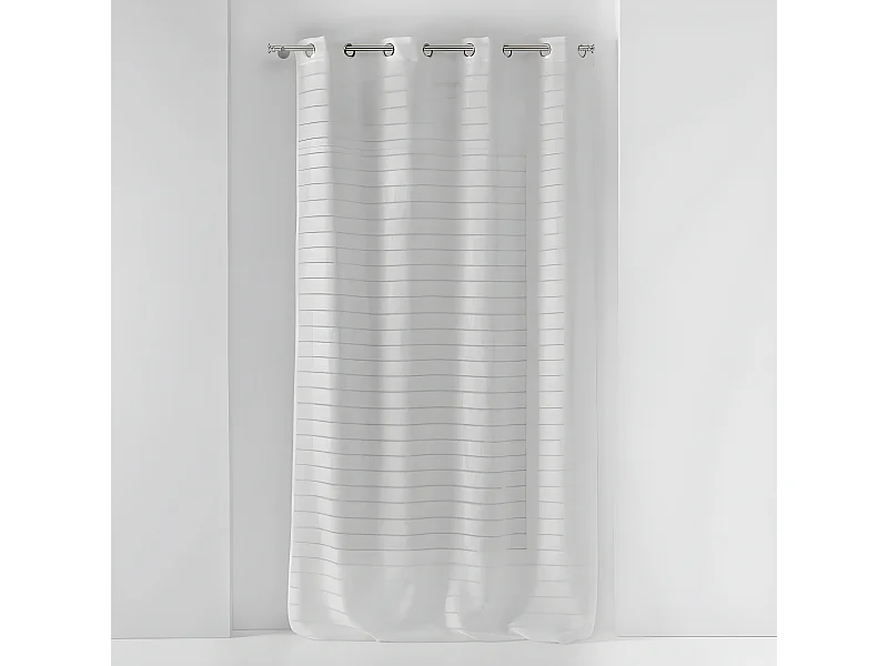 Rideau Voilage à Œillets "Samara" 135x280cm Blanc