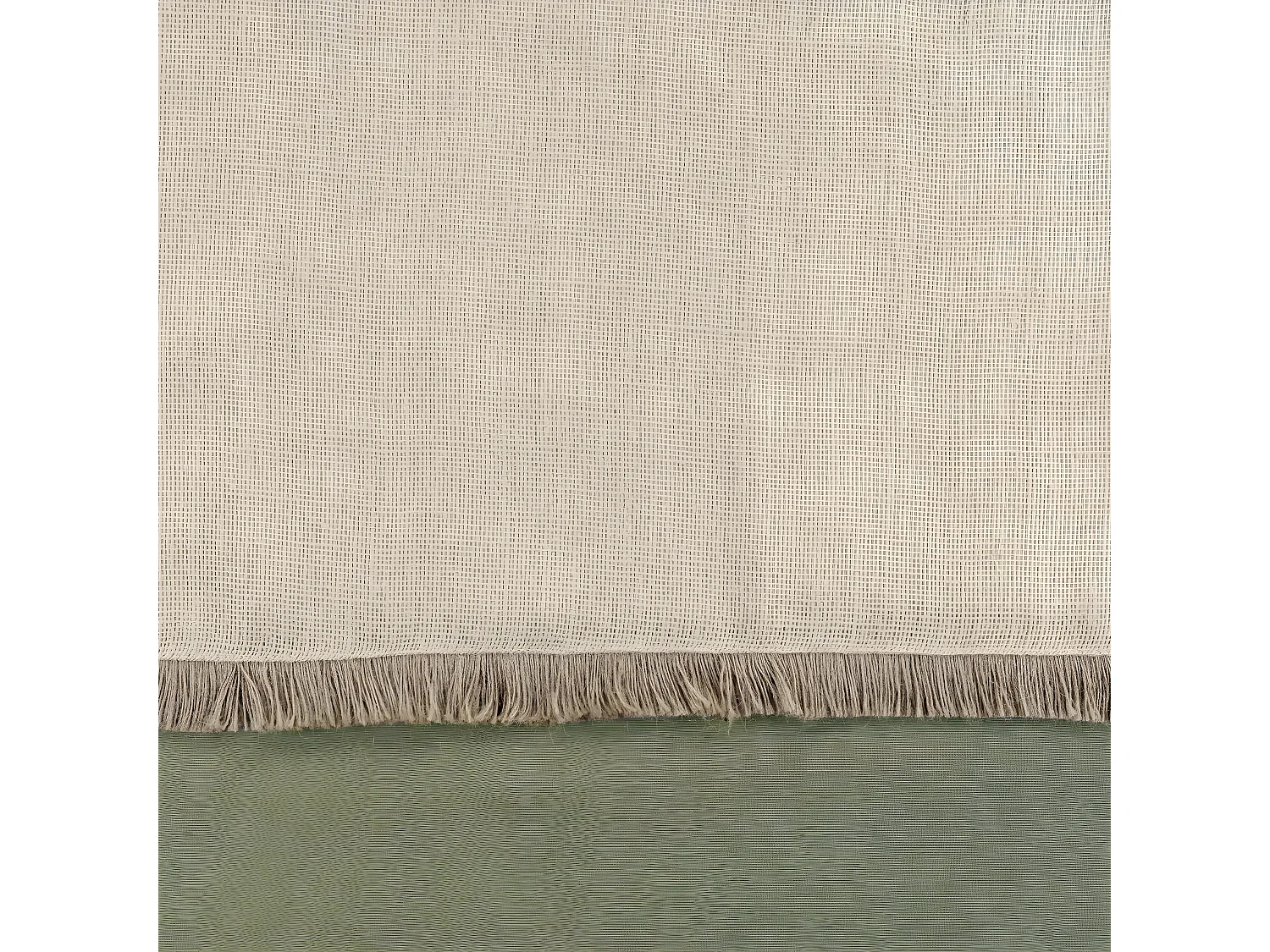 Rideau Voilage à Œillets "Greenybel" 140x240cm Vert