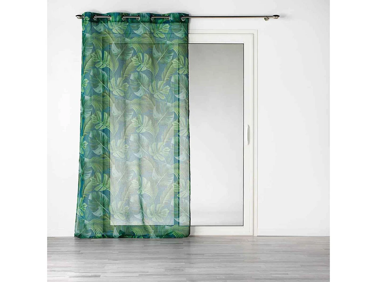 Rideau Voilage "Rio de Janeiro" 140x240cm Bleu