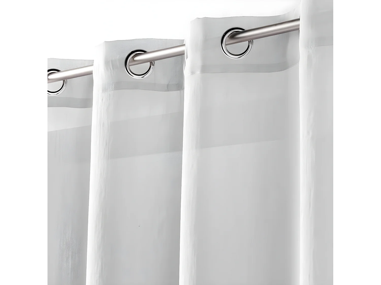 Rideau Voilage "Telma" 140x280cm Gris