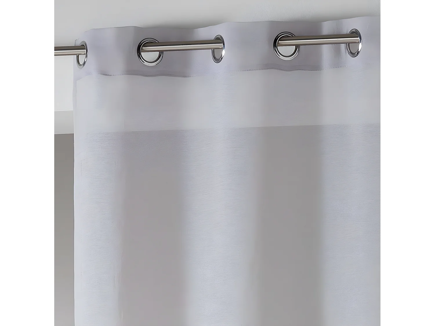 Rideau Voilage "Telma" 140x280cm Gris