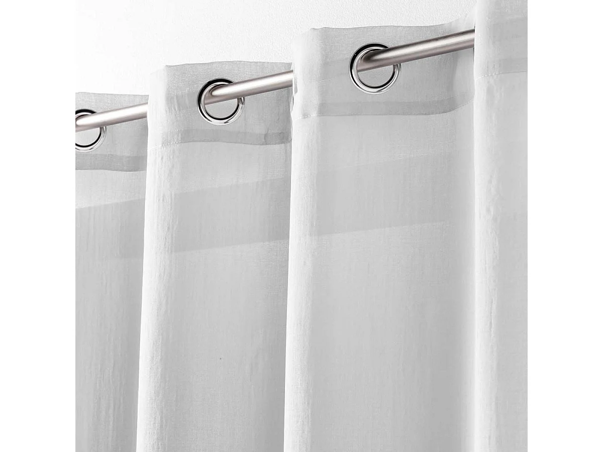 Rideau Voilage "Telma" 140x280cm Gris