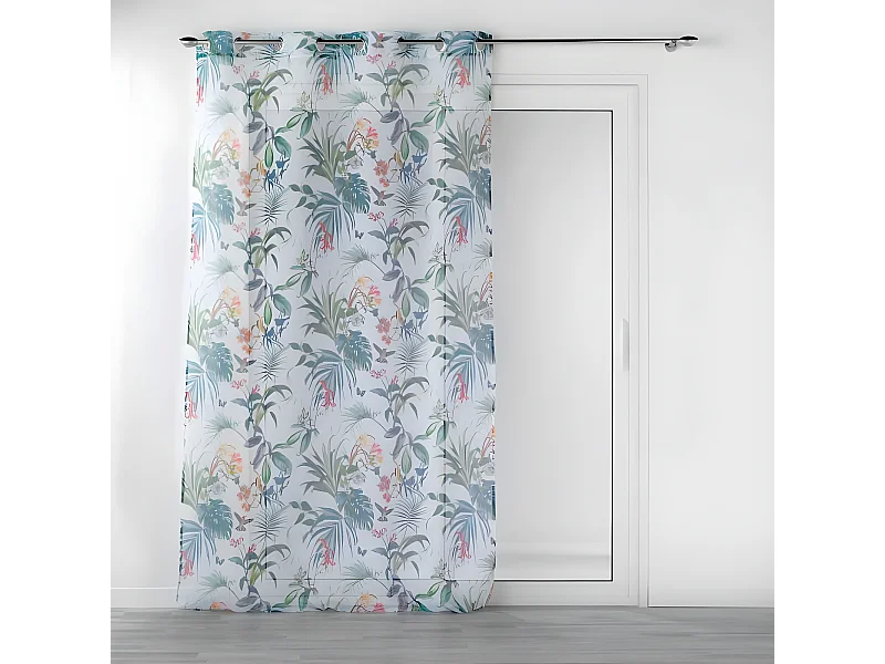 Rideau Voilage à Œillets "Féerie" 140x240cm Blanc