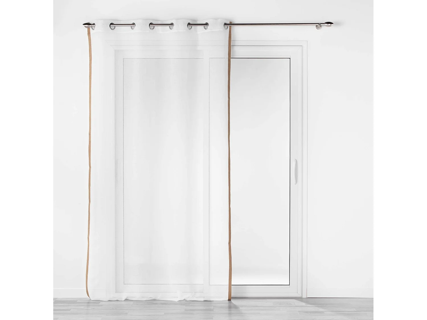 Rideau Voilage à Œillets "Sarah" 140x240cm Blanc