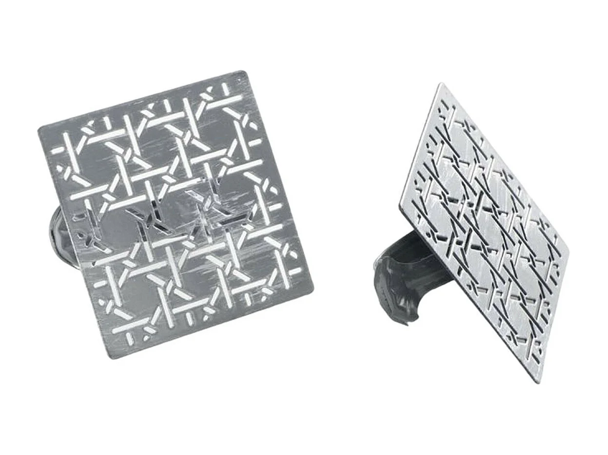 Lot de 2 Embrasses à Rideau "Emery" 6cm Gris