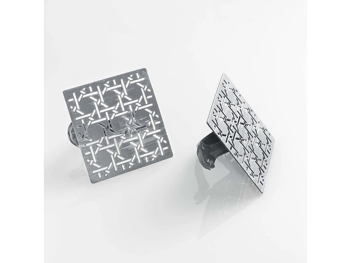 Lot de 2 Embrasses à Rideau "Emery" 6cm Gris