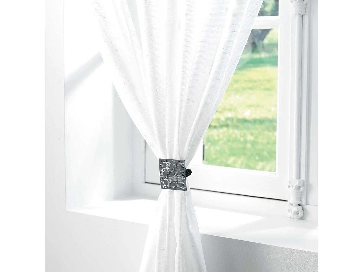 Lot de 2 Embrasses à Rideau "Emery" 6cm Gris