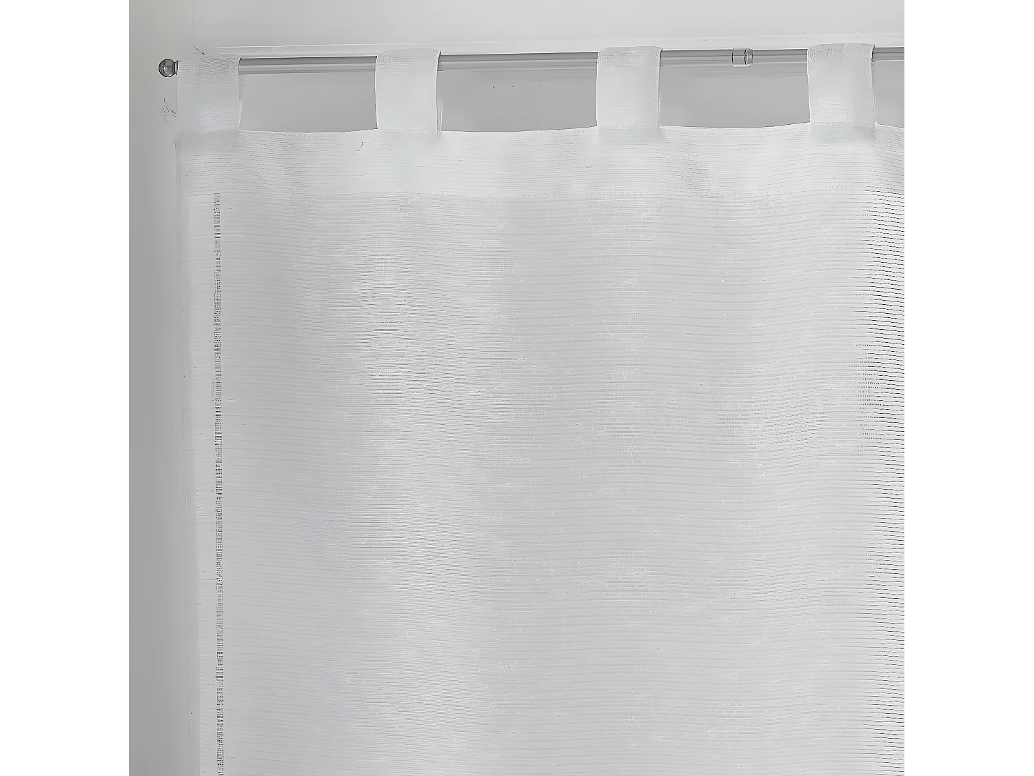 Paire de Voilages "Dandy" 60x90cm Blanc