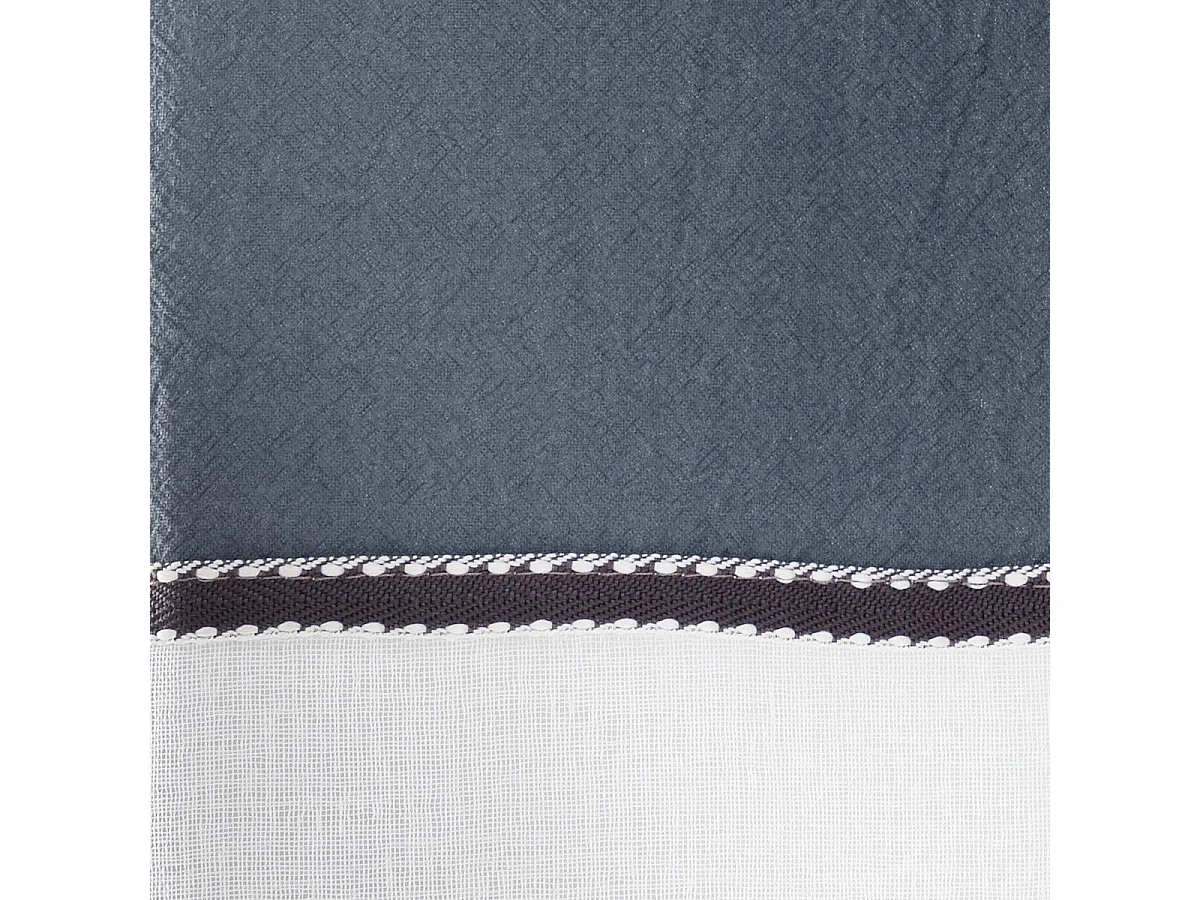 Rideau Voilage à Œillets "Jolibel" 137x240cm Bleu